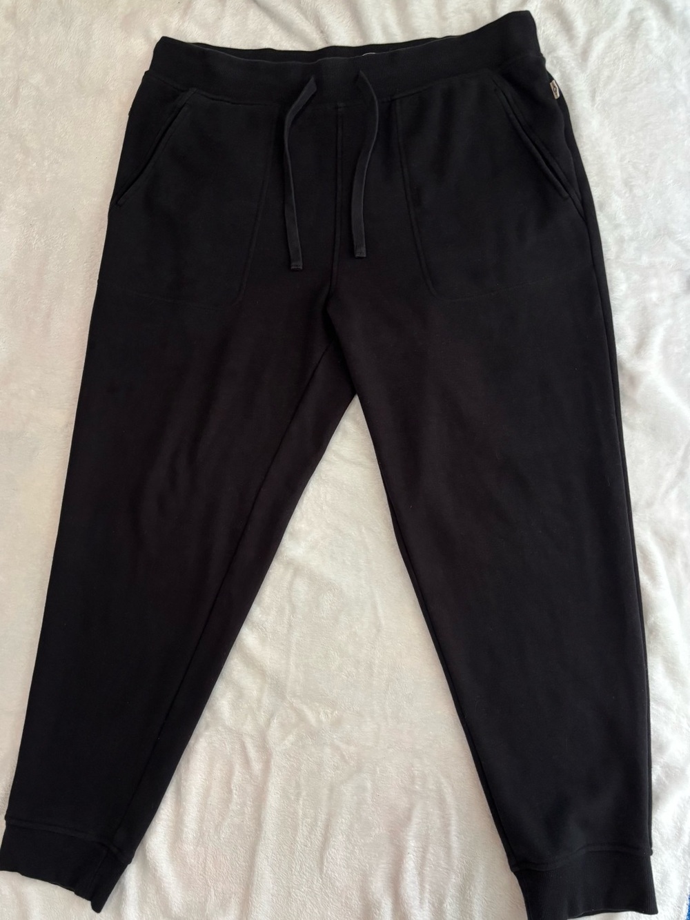 UGG Classic Fleece Jogger Sweatpants Black Large